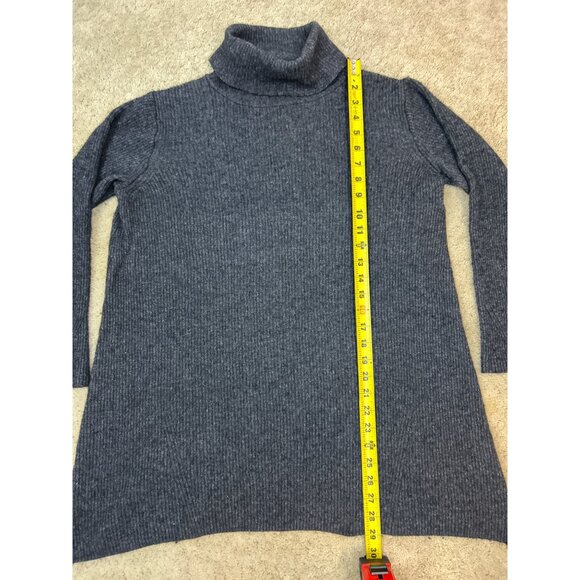 Madewell Dark Gray Turtleneck Sweater Dress - Picture 7 of 9